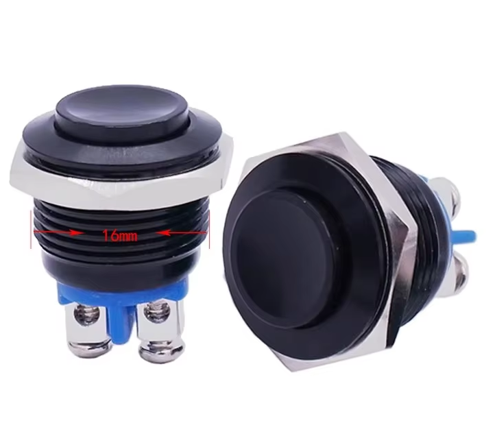 Off (On) Push Button Switch Small Momentary Normally Open Dual Voltage 12V 24V 180400-1