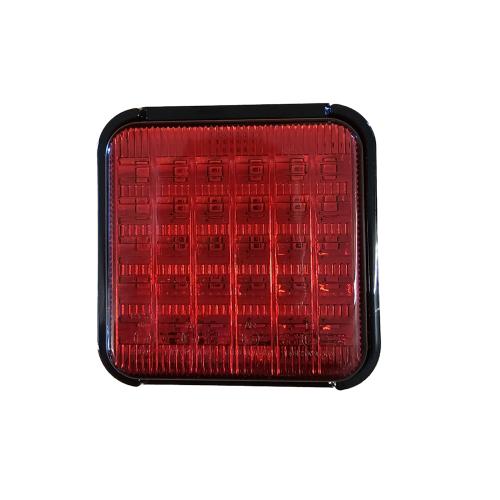 12-24 Volt LED Square 30 Led Rear Red Fog Light LED GLOBAL LG205