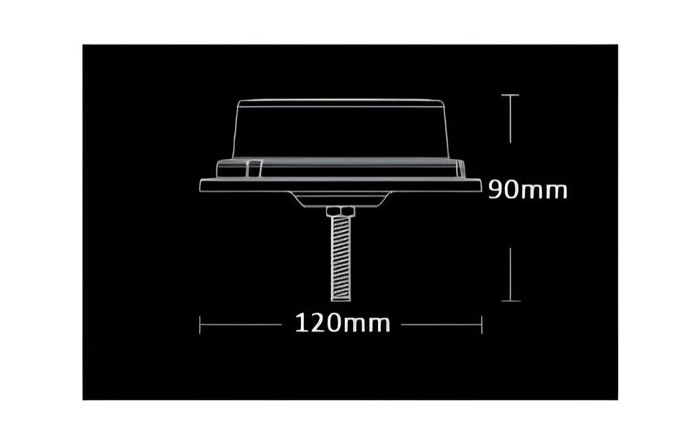 LED Low Profile Pole Mounted Beacon Green Flash LED Global LG699