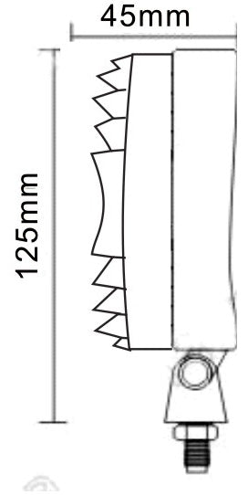 Genuine Maypole 12/24V 27W Flood LED Worklamp IP67 MP5057