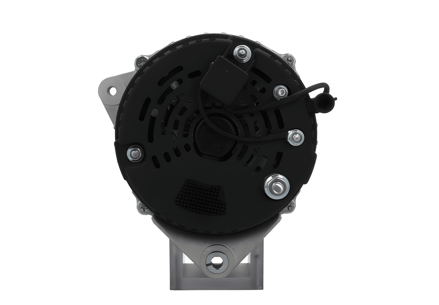 Rear view of ALT20756 automotive alternator showing cooling vents and electrical connections.