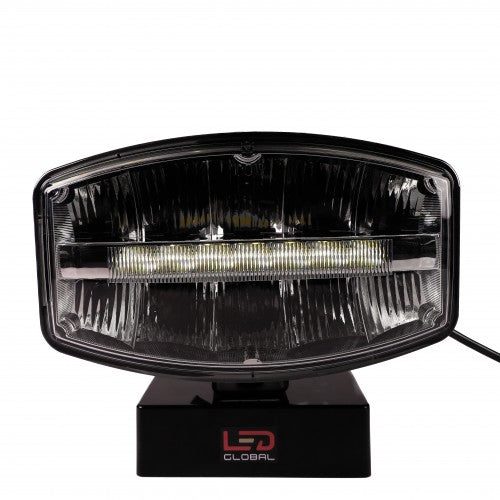 80 Watt Jumbo LED Driving Spot Light with 2 Colour Options Position Light IP68 ECE White or Amber LED Global LG888