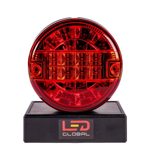 LED Burger Hamburger Combination Tail Light with Dynamic Indicator Stop, Tail, Fog, Reverse, Reflector ECE and EMC Approved LED Global LG534