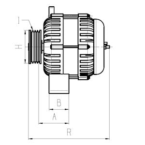 New Alternator 12v 55AMP Fits: Kubota, Yanmar, John Deere, Case etc. 114518 / ALT30097