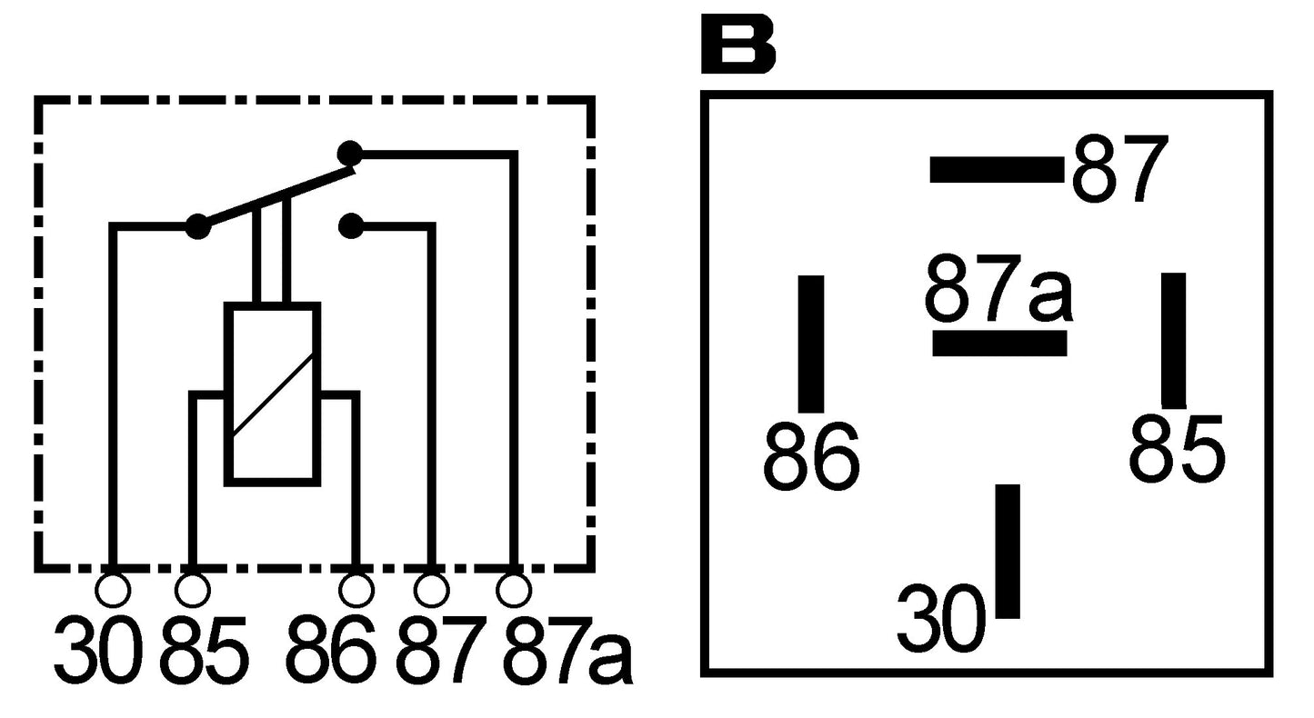 5 Pin Changeover Relay Switch 24V 10 And 20 Amp Lorry Truck Cargo 160337