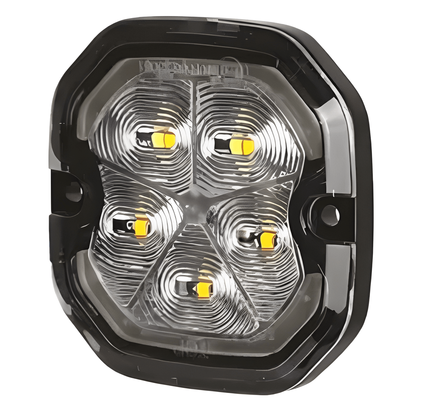 12V/24V S500 Flat Strobe 5 LED White Light 10 Flash Patterns IP67 Daltec D-VSWD-S500-W