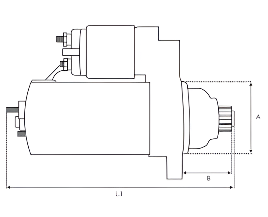 New 12V 3.2KW Starter Motor 10 Teeth Fits: Massey Ferguson, Renault Agricultural vehicles etc. MS204+