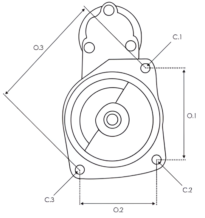 New 12V 1.4KW Starter Motor 9 Teeth Fits: Opel, Vauxhall, Toyota, Saab, Daewoo STR50029