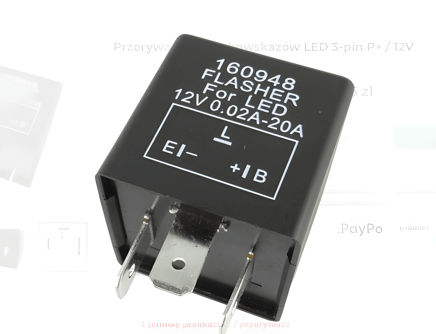 3 Pin Flasher Relay Indicators 12V Unit For Led Light Turn Signal Mure 160948M