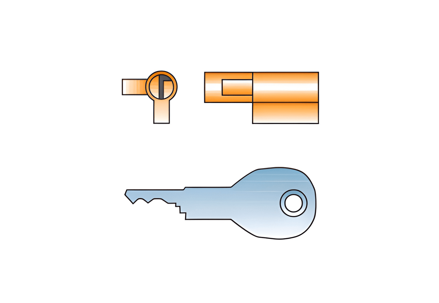 Security Lock And Key To Fit Coupling Integral Maypole MP80
