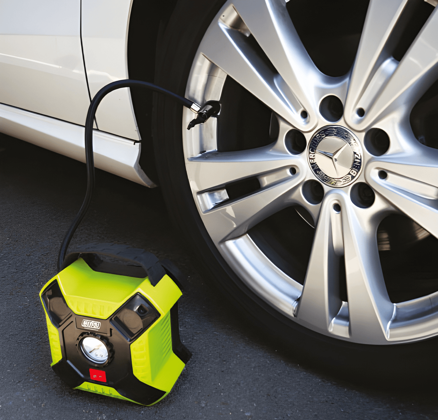 12V Portable Compact Air Compressor High Speed Inflation Genuine Maypole MP7949