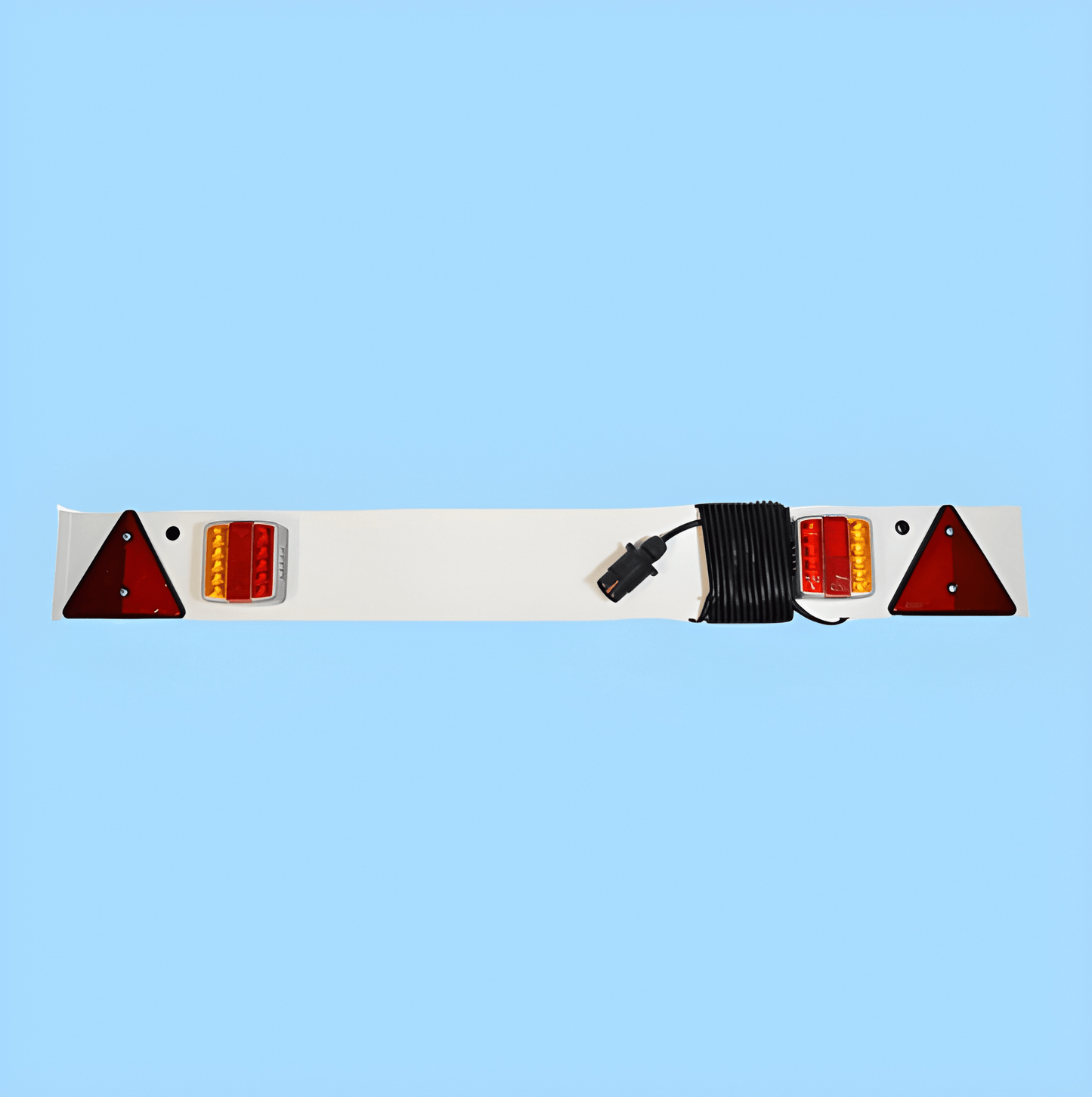 Maypole Trailer Lighting Board With 12/24v Multi Function Led Lights STOP/TAIL/IND/NPL 1.3m Long With 6M Cable MP274PLED