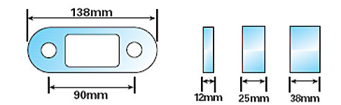 Tow Ball Spacer 25Mm 1" Aluminium Block Caravan Trailer Genuine Maypole MP236B