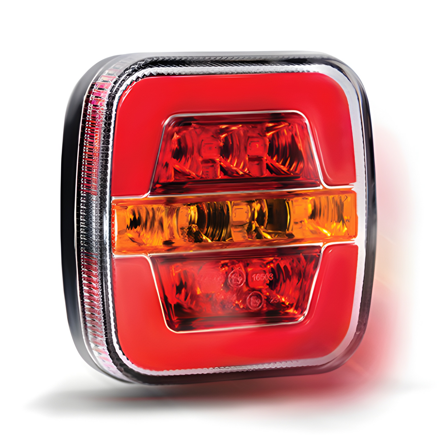 Pair of Led Glo Multi Function Combination Lamps 12v 24v Tail Stop Light For Lighting Boards & Trailers Maypole MP8813B*2