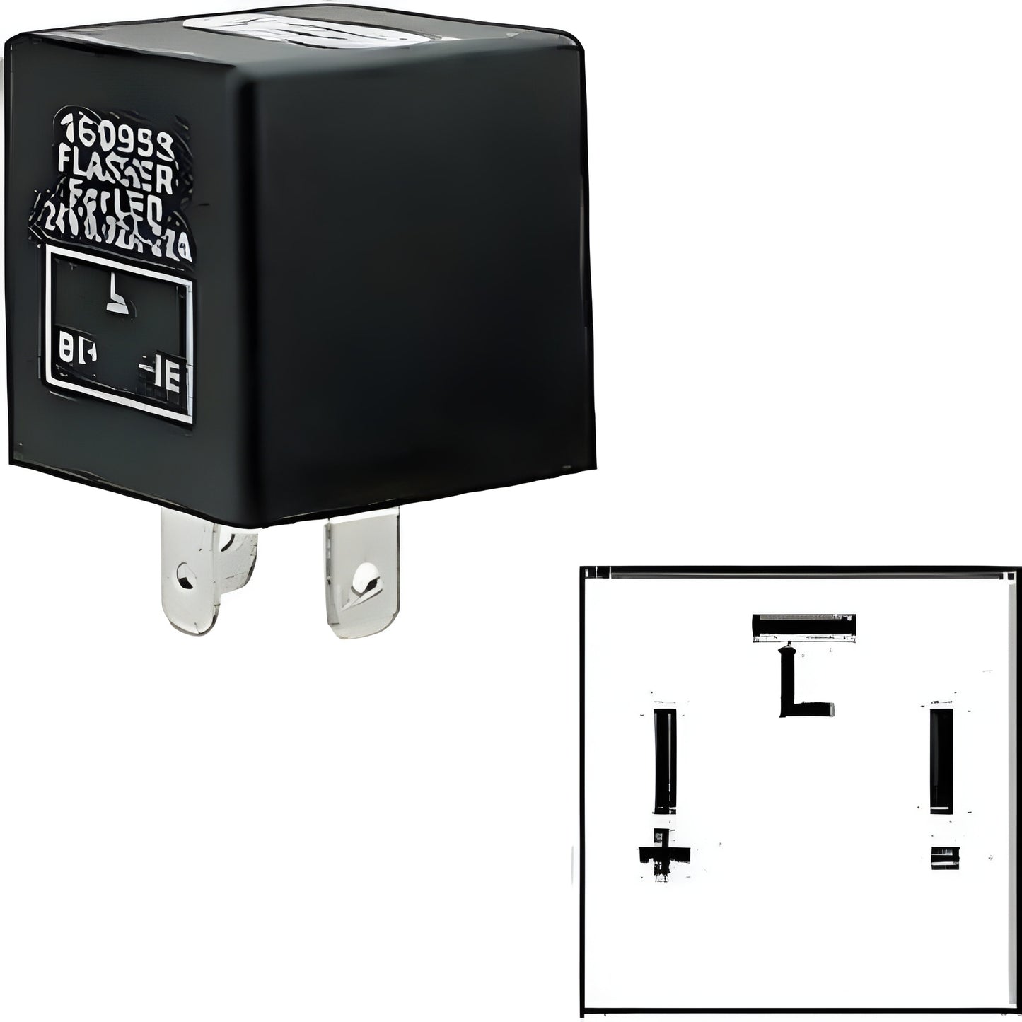 3 Pin Flasher Unit Relay Indicators 24V For Led Light Turn Signal Cargo 160953
