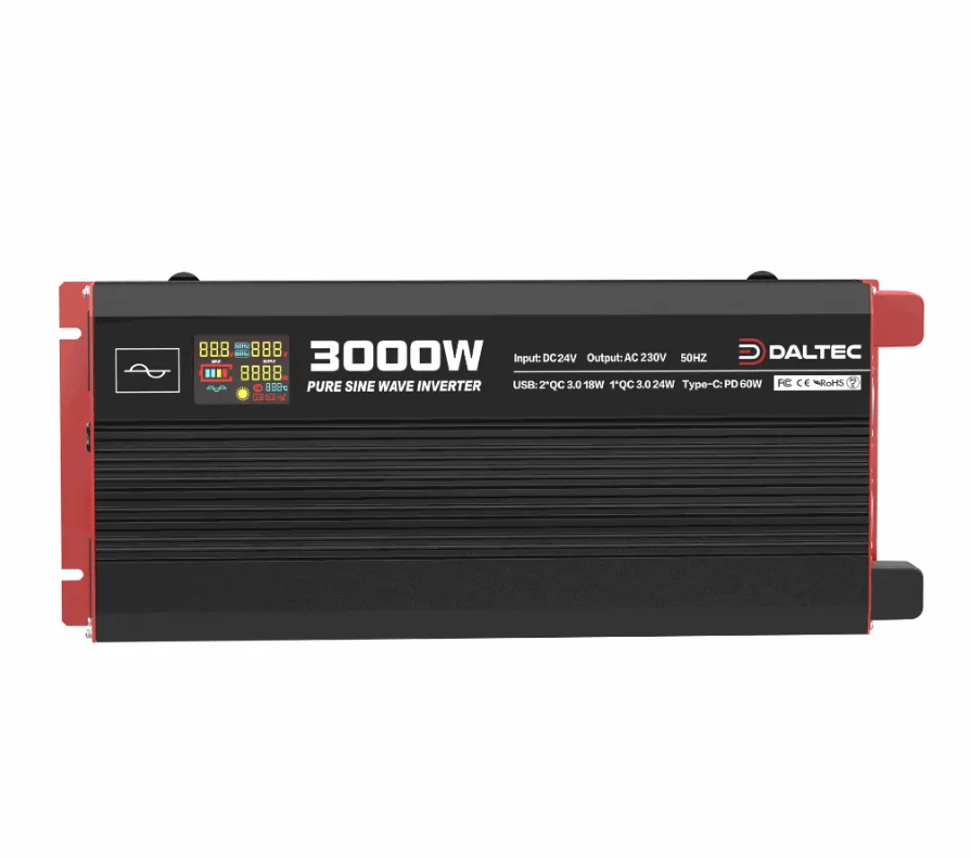 Daltec 3000W Power Inverter DC 12V to 230V AC Converter with AC Outlet and 5V 2.1A USB Car Charger - Mid-Ulster Rotating Electrics Ltd