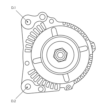 New Alternator 24v 110AMP 5-Pin Fits: Lorries Volvo, Renault 115488 / ALT10306