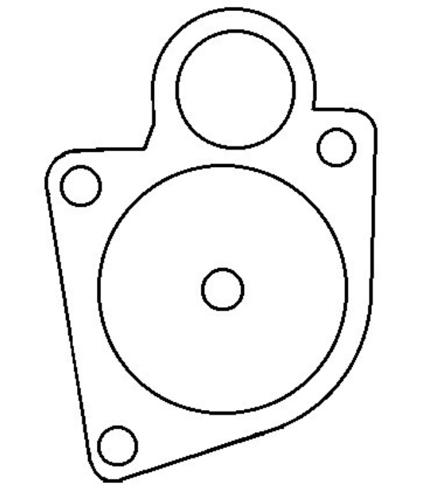 New 12v Starter Motor 10th Fits Ford, Mazda, Volvo, 111906 / STR61806