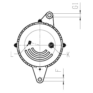 New Genuine DENSO 12v 150AMP Alternator Fits: Ford Focus, Volvo, Mazda, 1.6/2.0L 113849 / ALT30159