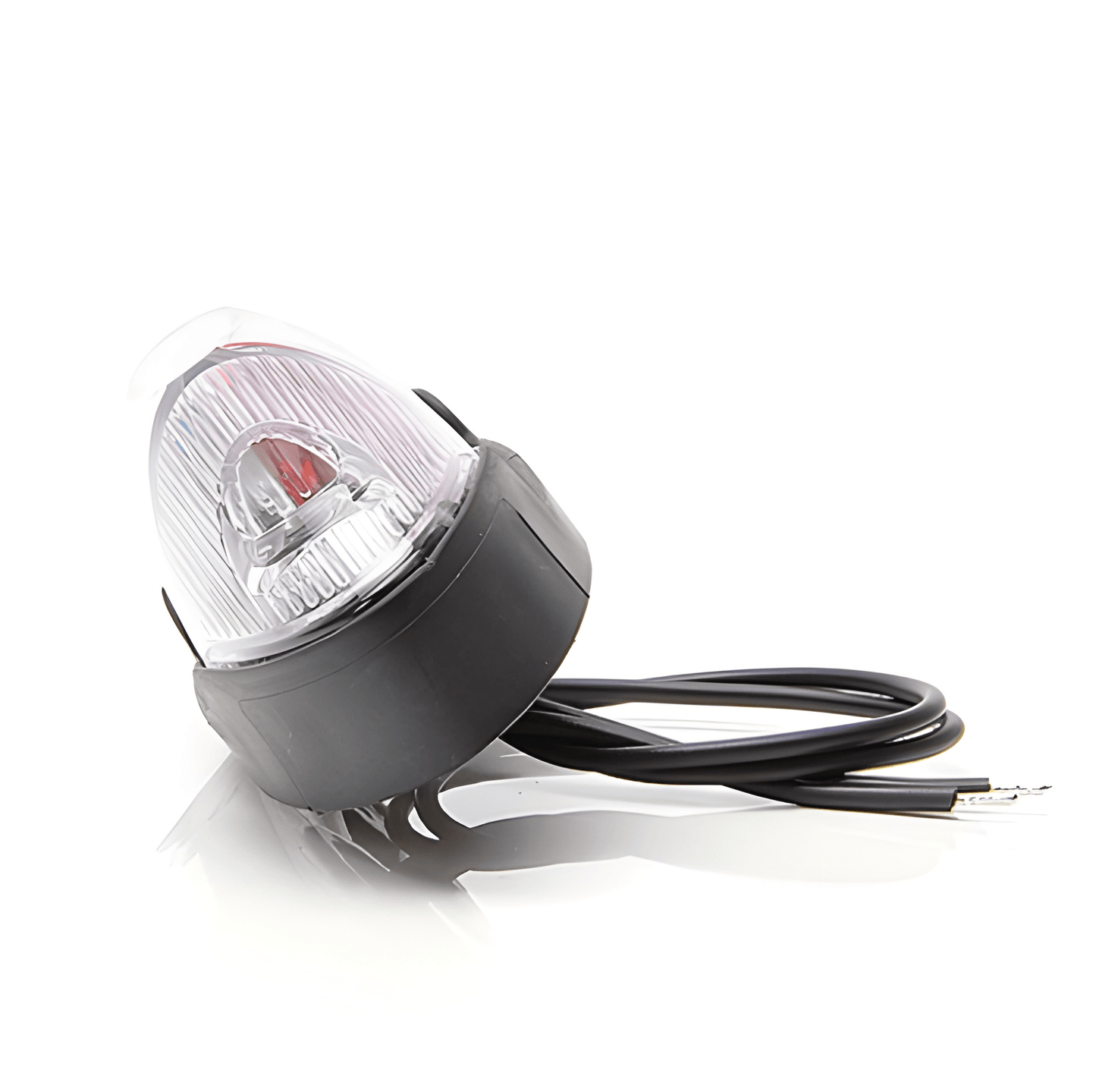 LED Red/White Outline Marker Lamp 12v 24v Maypole MP8981B