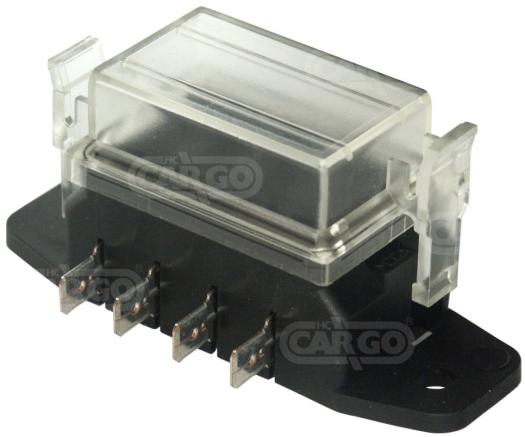 4 Way Blade Fuse Box Holder Quality 12V / 24V Standard Ato Circuit Cargo 191161