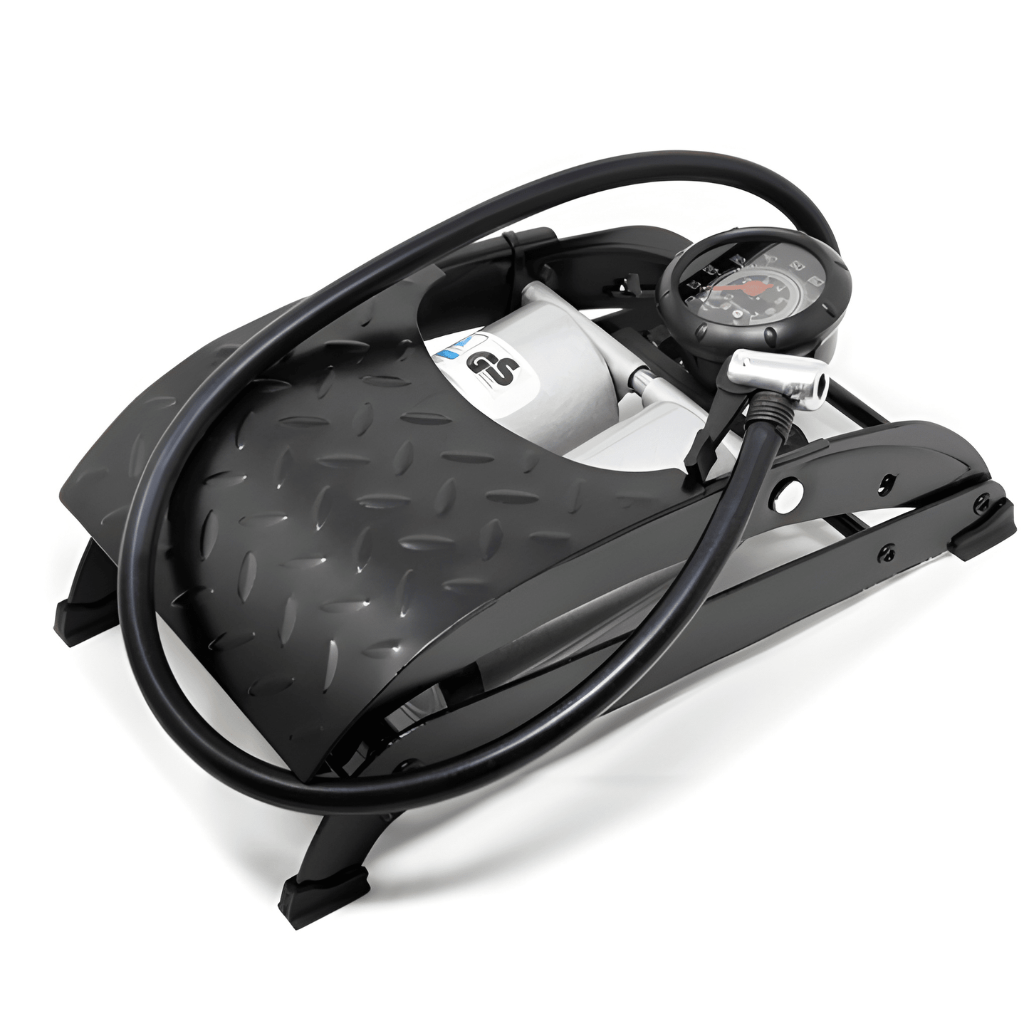 Heavy Duty Double Piston Barrel Foot Pump Bike Football Genuine Maypole MP791
