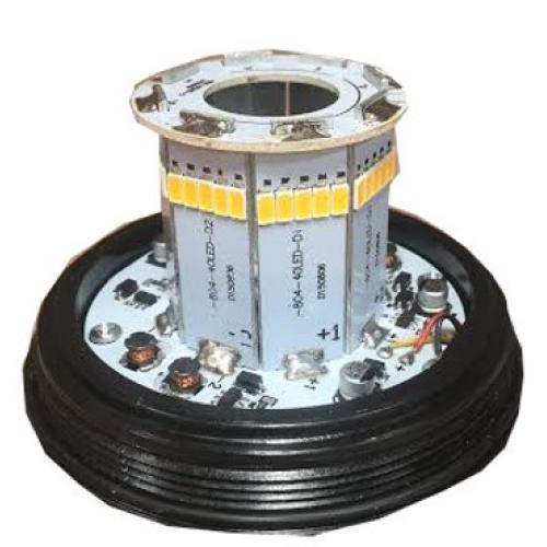 LED Magnetic Mounted Beacon 12v or 24v, R65 Approved Amber Flash LED Global LG672