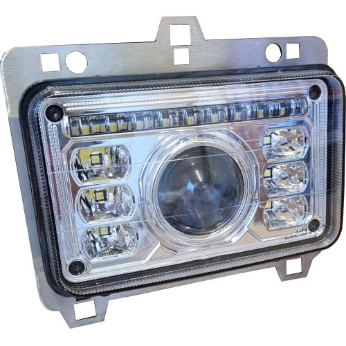 102 Watt LED High & Low Beam Headligt with DRL& Brackets, 5760 Lumen LED GLOBAL LG838