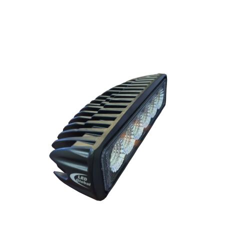 18 Watt Rectangular 6 LED WORK LIGHT 1260LUM 12v-24v Cast Aluminium Housing, LED GLOBAL LG862