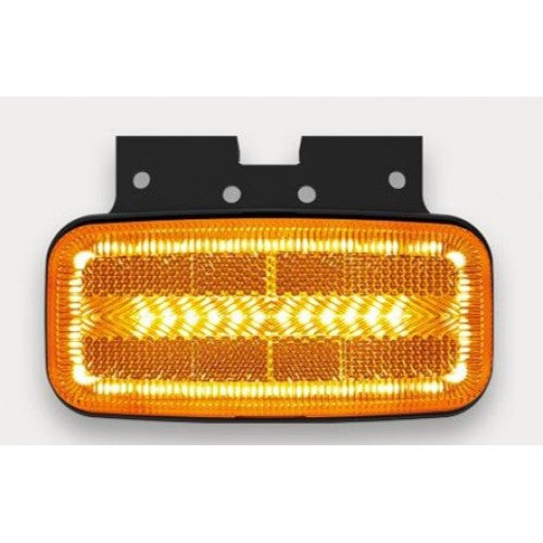 12/24V LED SIDE MARKER LIGHT WITH INDICATOR (AMBER) IP67 ECE Approved LED GLOBAL LG146 Amber