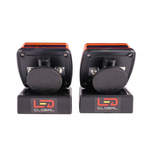 LED Rechargeable Warning Strobe Kit Double Flash Micro USB Wireless Light ECE Approved LED Global LG773