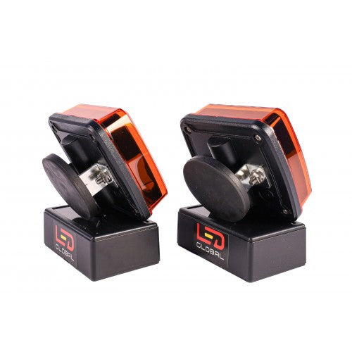 LED Rechargeable Warning Strobe Kit Double Flash Micro USB Wireless Light ECE Approved LED Global LG773