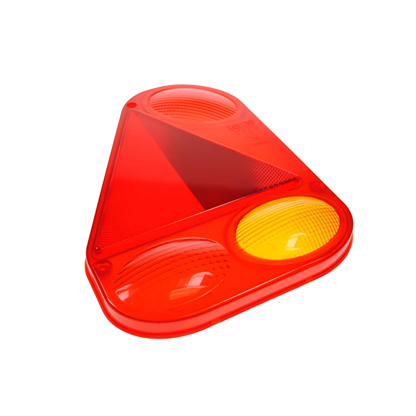 Maypole MP771BL replacement lens for Radex MP770BL and MP7709BL rear combination lamps – red and amber triangular trailer light lens