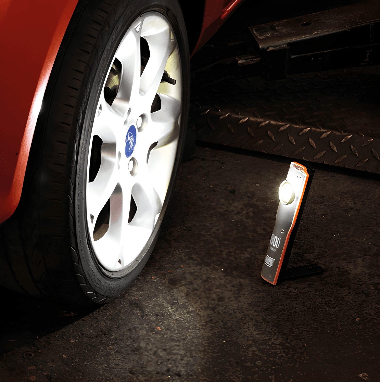 Led Inspection Hand Lamp Rechargeable With Blue Uv Torch Maypole MP4052