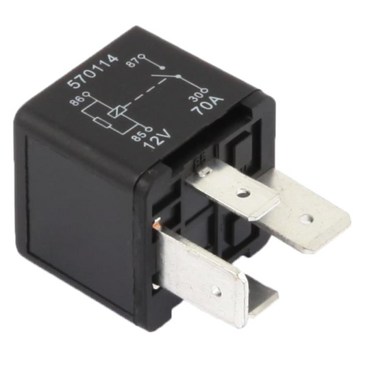 4 Pin High Performance HD Relay Switch Normally Open 12V 70A WoodAuto RLY1067