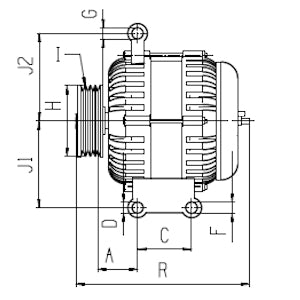 New Alternator 12v 150AMP Fits: Fiat, Peugeot, Citroen, Ford Transit 113958 / ALT10396