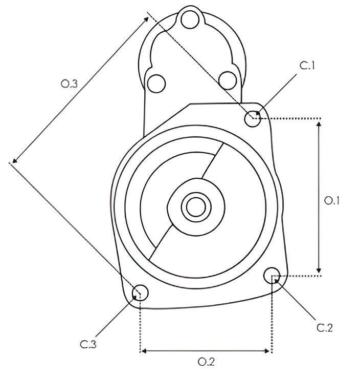 New 12V 4.2KW Starter Motor 10 Teeth Fits: John Deere, Massey Ferguson, Bobcat etc. STR60621