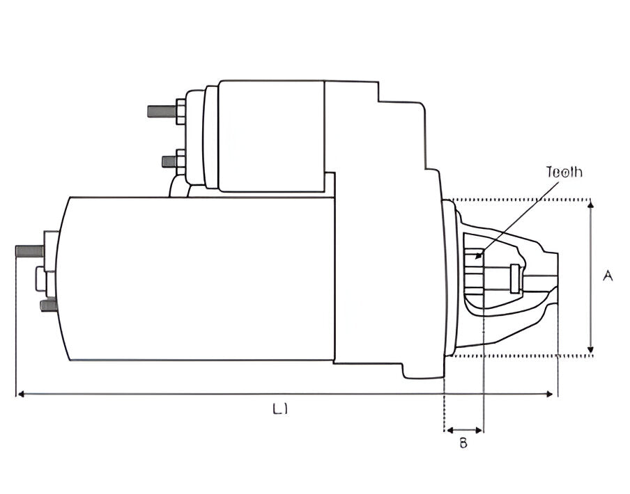 New 12V 4.2KW Starter Motor 10 Teeth Fits: John Deere, Massey Ferguson, Bobcat etc. STR60621