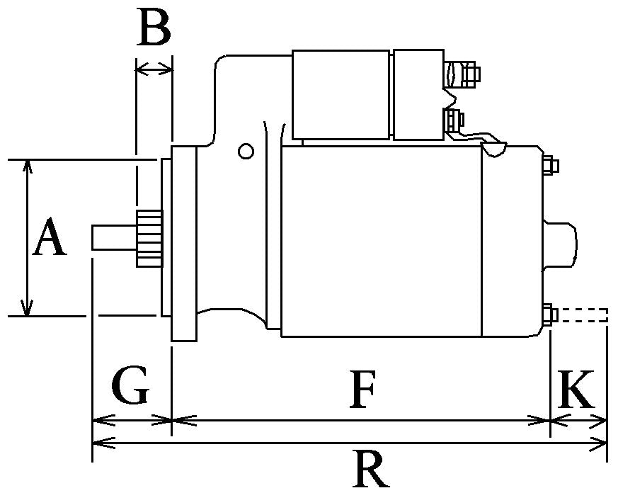 New 12V 2.2KW Starter Motor 13 Teeth Fits: Audi, VW, Seat, Skoda 115336 / STR50668