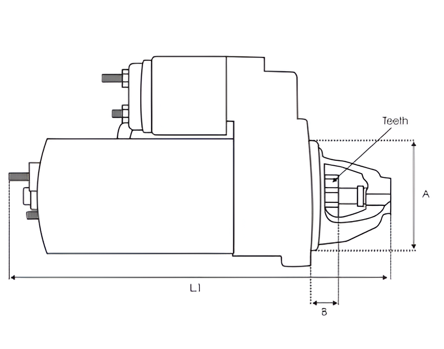New 12V 1.4KW Starter Motor 9 Teeth Fits: Opel, Vauxhall, Toyota, Saab, Daewoo STR50029