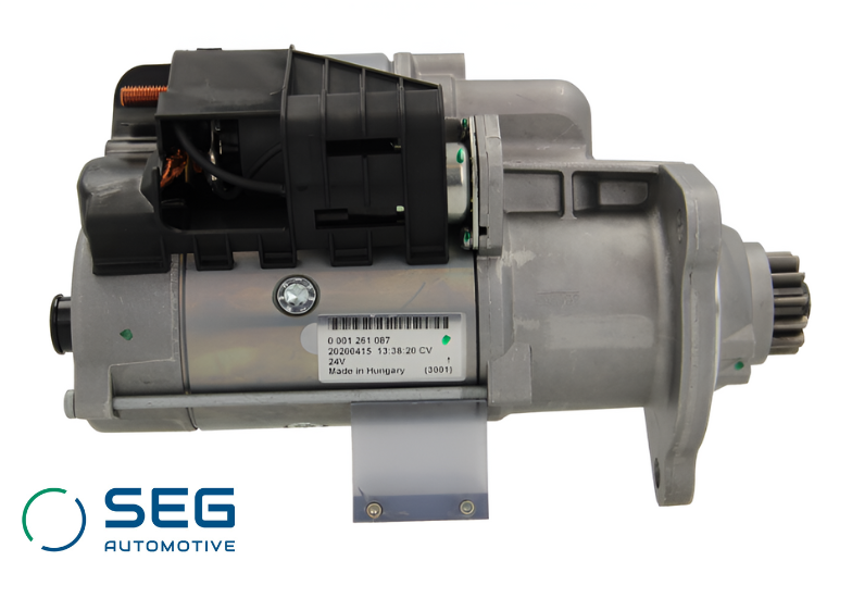 New 24V 6.0KW Starter Motor 12 Teeth Fits: DAF, 116378 / 0001.261.087