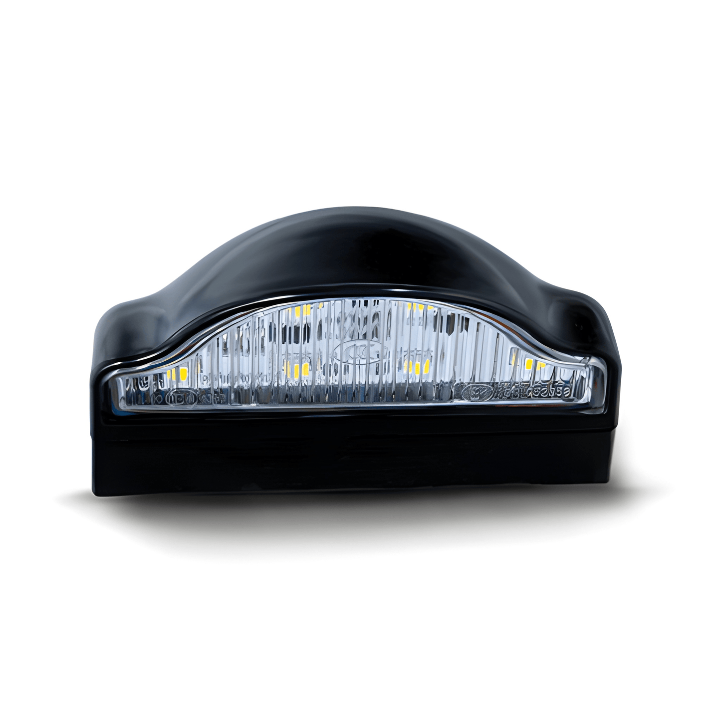 Number Plate Lamp & Clip Base Light White 6 Led 12V 24V Maypole MP8228