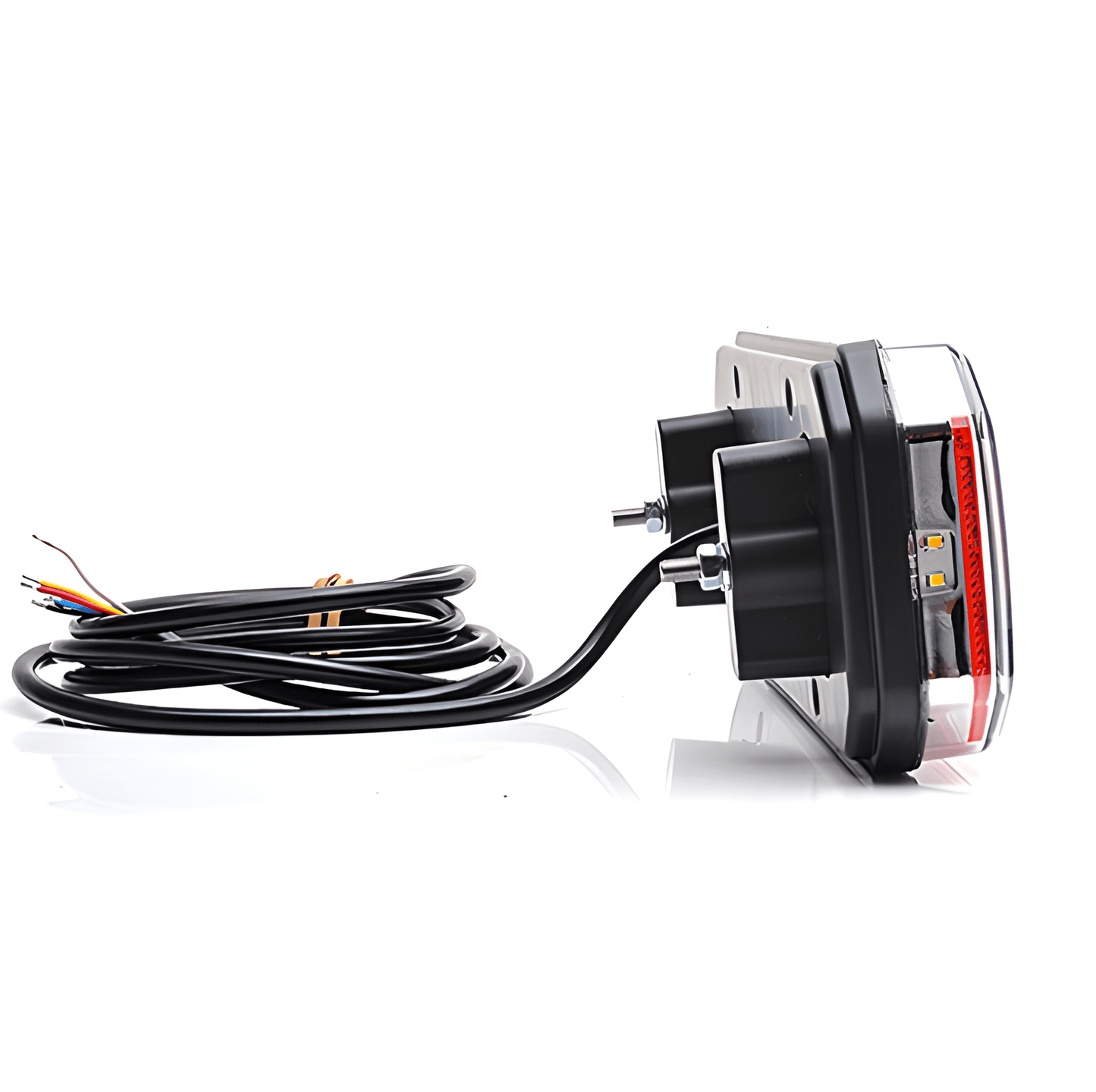 12v / 24v RECTANGULAR MAYPOLE REAR COMBINATION LIGHT STOP TAIL INDICATOR TRAILER WAS W150 MP8830B
