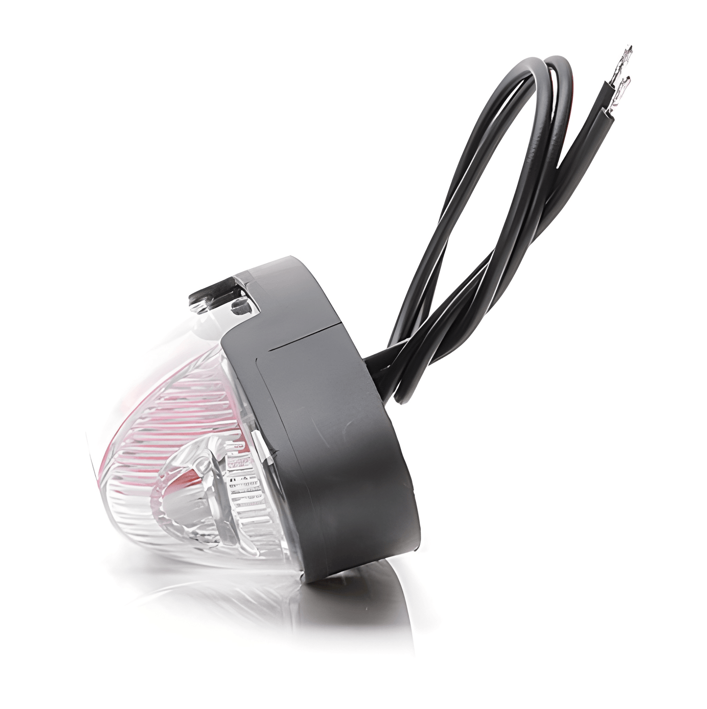 LED Red/White Outline Marker Lamp 12v 24v Maypole MP8981B