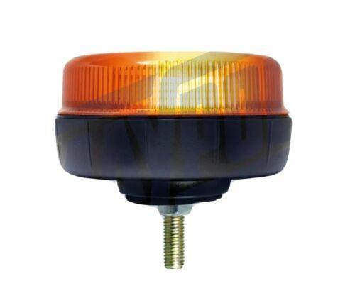 Mini Led Beacon Single Bolt Mount Amber Multi Function 12V 24V Maypole Mp4072 - Mid-Ulster Rotating Electrics Ltd