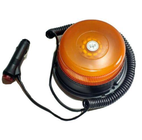 Mini Led Beacon Magnetic Mount Amber Small Multi Function 12V 24V Maypole Mp4071 - Mid-Ulster Rotating Electrics Ltd