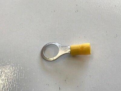 50 X 10Mm M10 Yellow Ring Terminals Insulated S Electrical Crimp Ctie T3R10 - Mid-Ulster Rotating Electrics Ltd