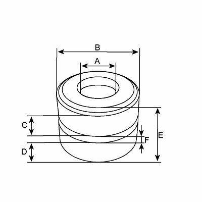 Alternator Slip Ring Citroen Fiat Ford Vw Audi Bosch Type Wood Auto Slr39121 - Mid-Ulster Rotating Electrics Ltd