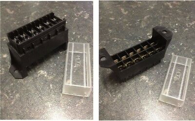 6 Way Blade Spade Type Fuse Box Holder Bottom Entry Cargo 191165 - Mid-Ulster Rotating Electrics Ltd