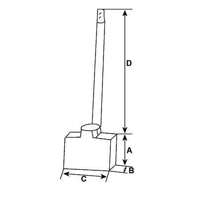 Starter Motor Brush Set For Opel Renault Fits Valeo D7R 12V Wood Auto Sbr57265 - Mid-Ulster Rotating Electrics Ltd